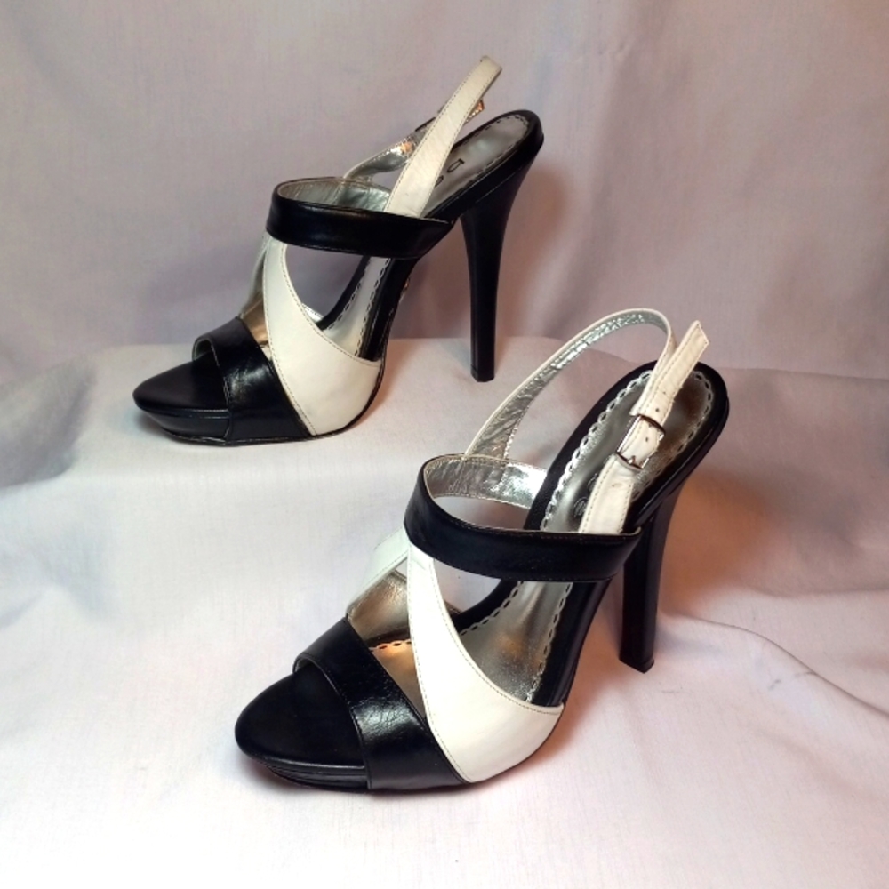 Bebe Leather Sandals - image 1